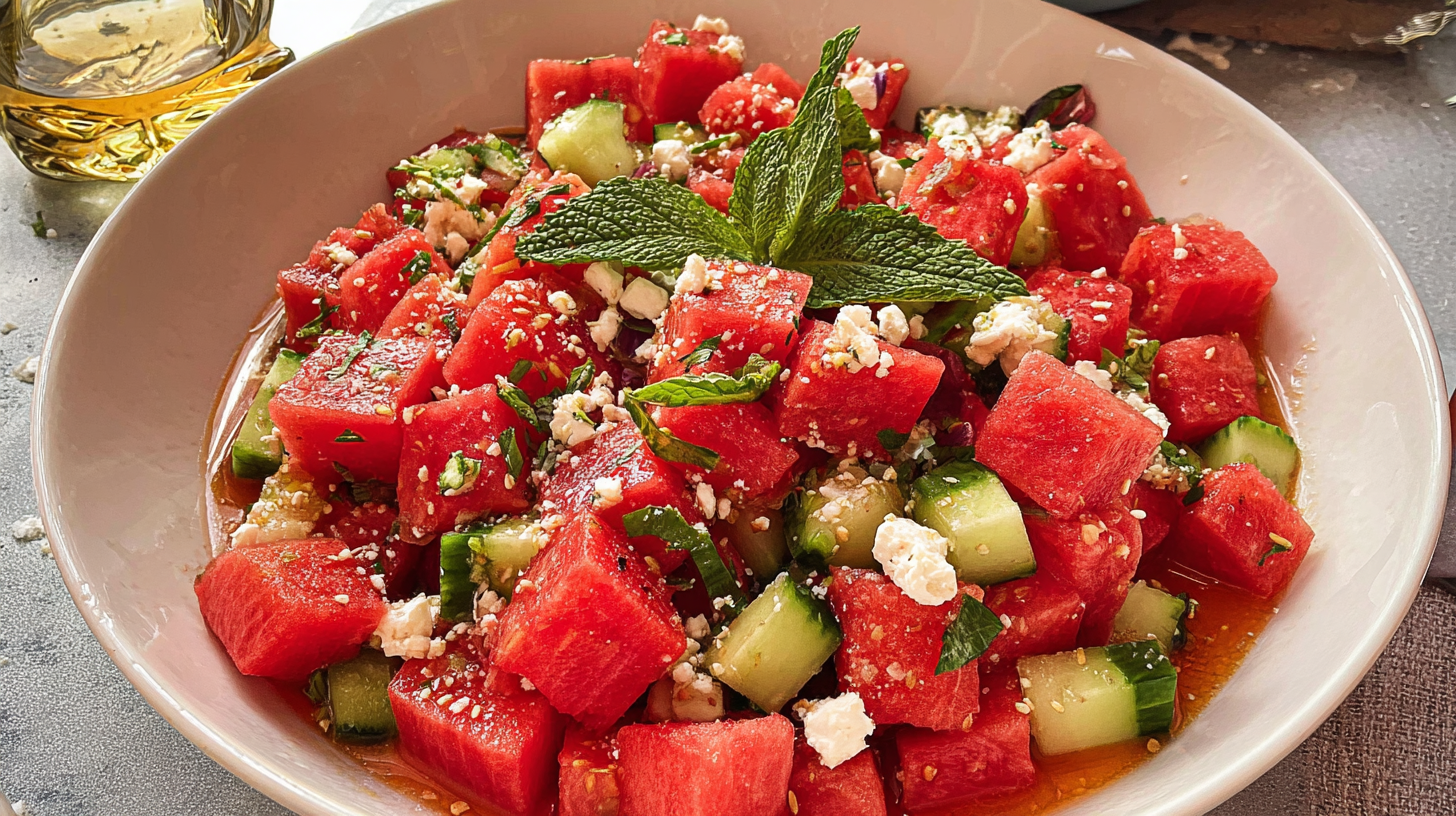 Home 1 The Ultimate Refreshing Watermelon Salad Recipe