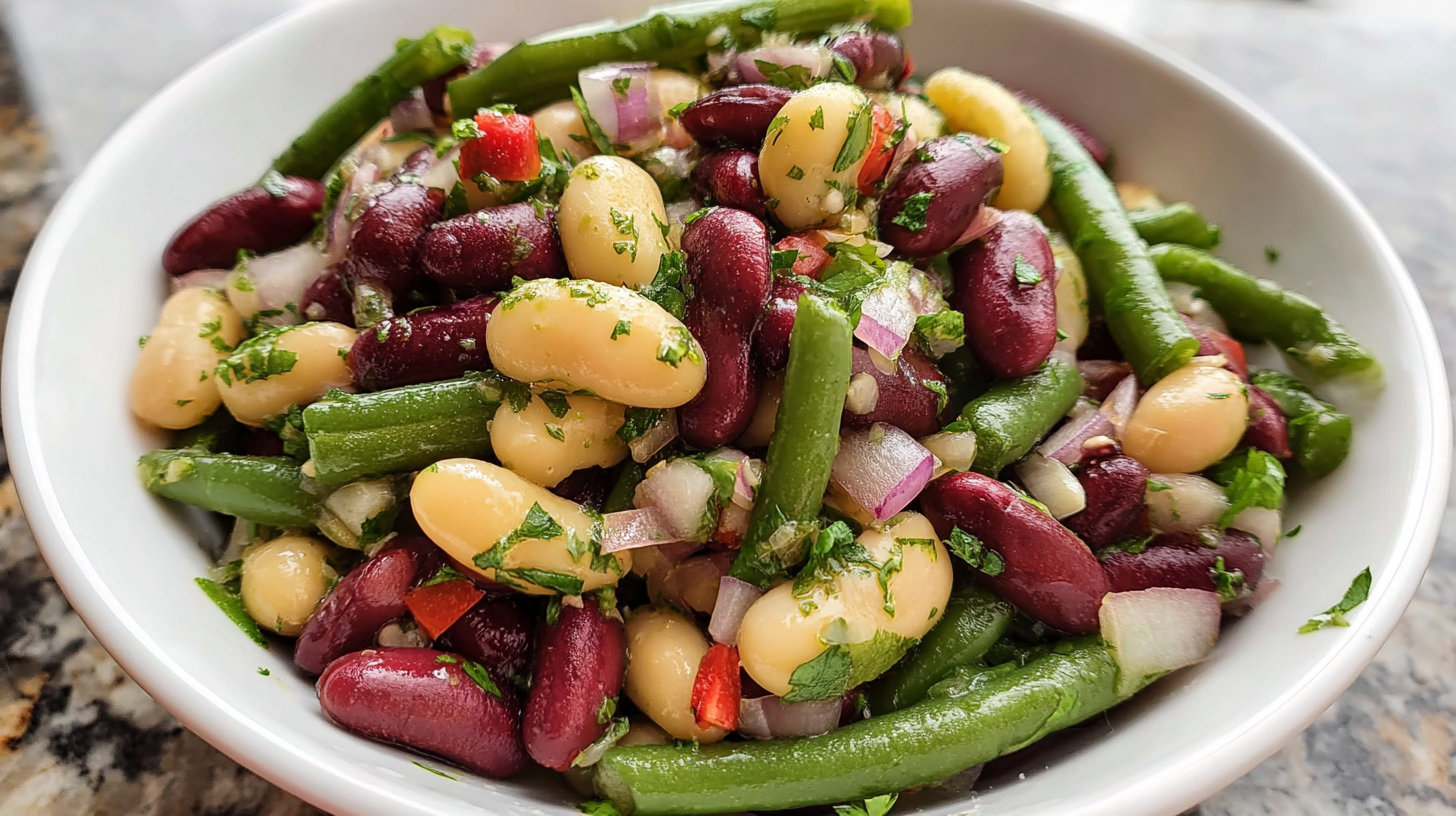 Home 2 The Ultimate Three Bean Salad Recipe: Easy, Flavorful, and Refreshing