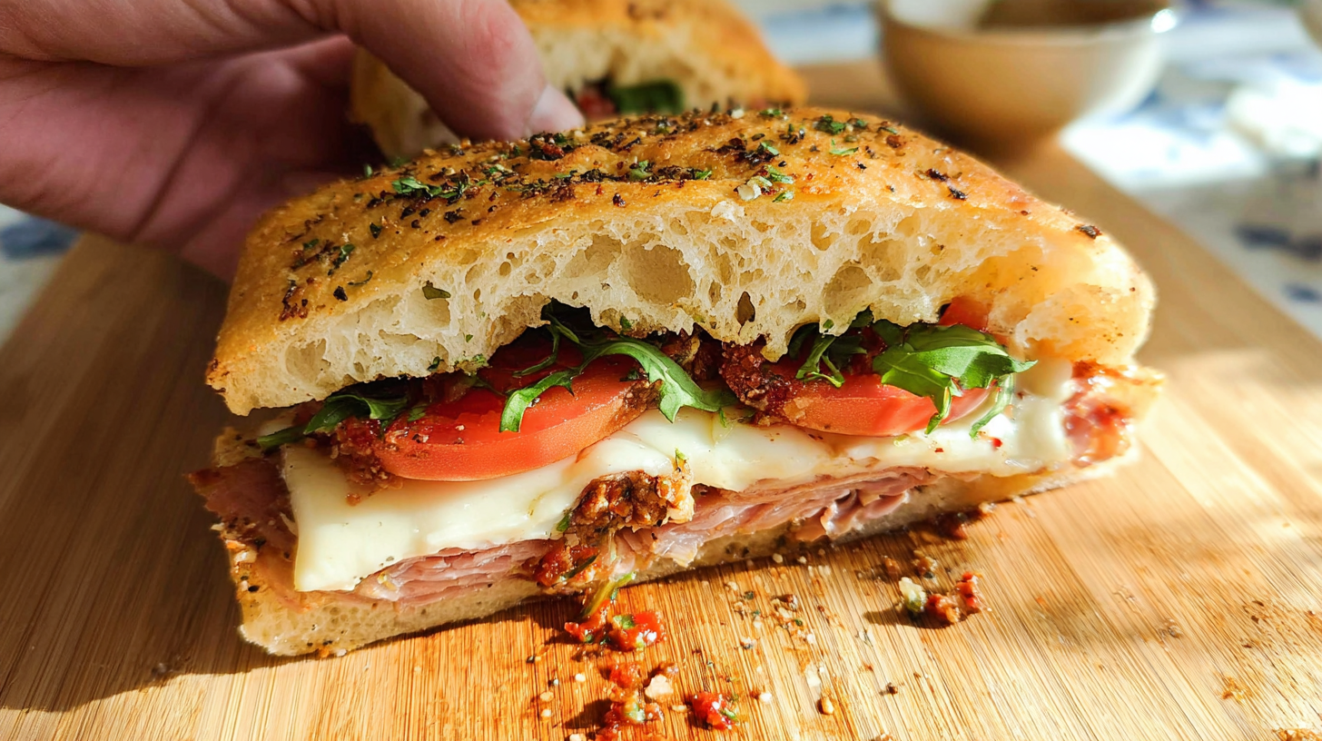 Home 3 The Ultimate Focaccia Sandwich: Easy, Flavorful, & Perfect for Any Occasion