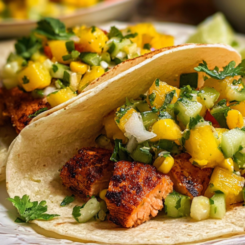 Flavorful Salmon Tacos with Mango Corn Salsa: Your New Weeknight Favorite 3 Flavorful Salmon Tacos with Mango Corn Salsa: Your New Weeknight Favorite