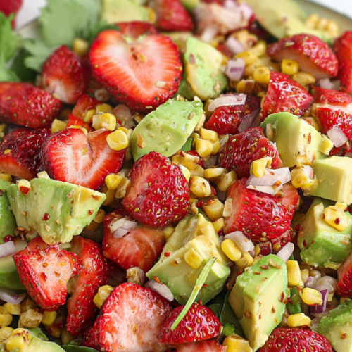 Bright & Easy Strawberry Avocado Corn Salad You'll Make All Summer 3 Bright & Easy Strawberry Avocado Corn Salad You'll Make All Summer