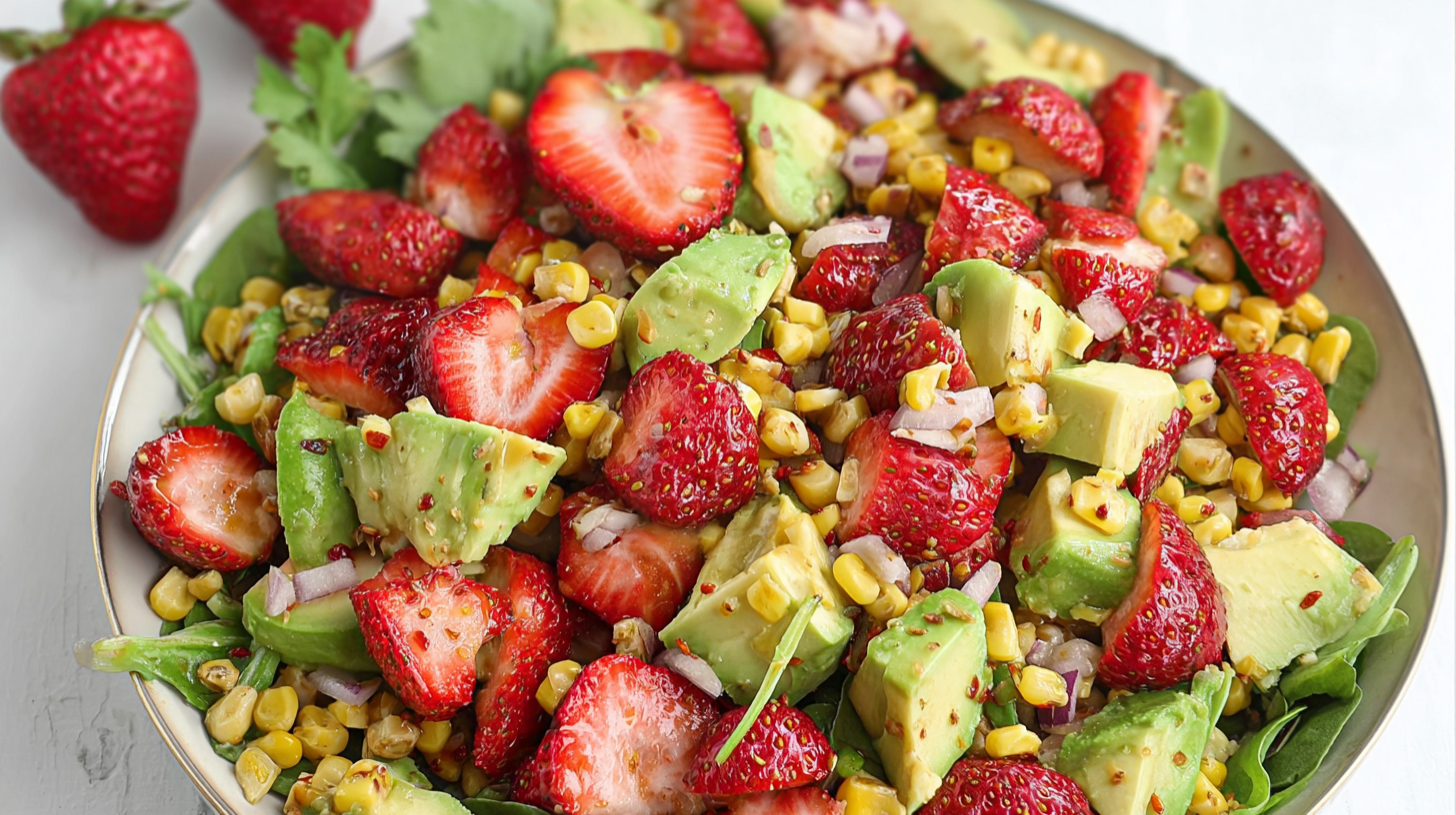Home 4 Bright & Easy Strawberry Avocado Corn Salad You'll Make All Summer