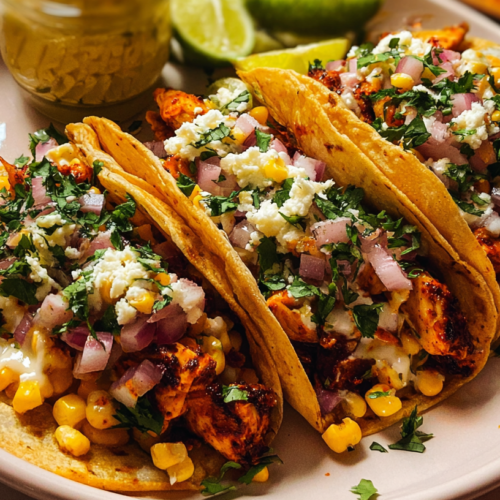Red Chile Chicken Tacos with Creamy Corn: A Flavorful Fiesta 3 Red Chile Chicken Tacos with Creamy Corn: A Flavorful Fiesta