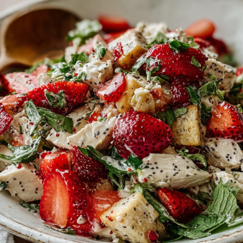 Strawberry Poppy Seed Chicken Salad: A Burst of Flavor! 3 Strawberry Poppy Seed Chicken Salad: A Burst of Flavor!