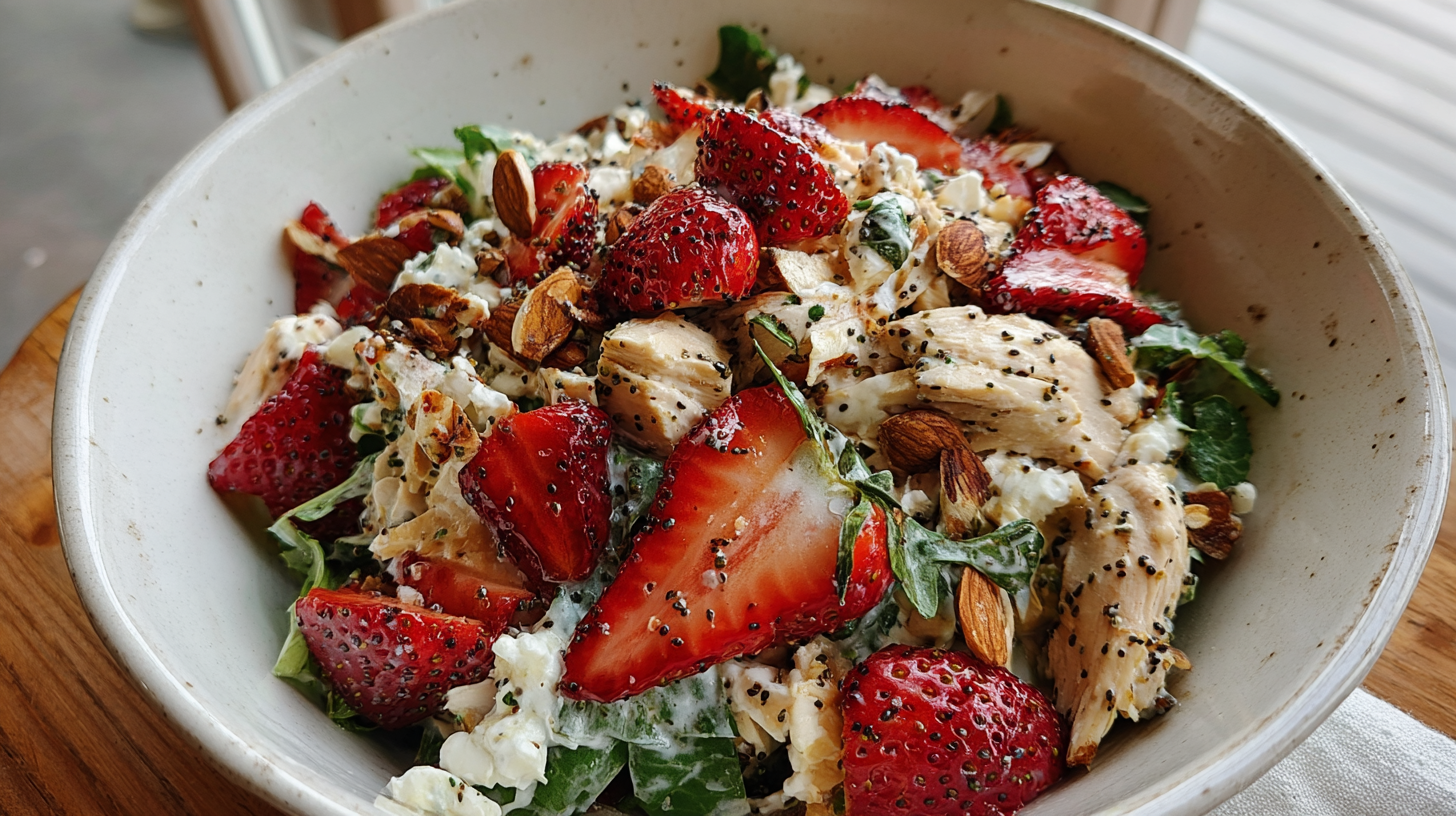 Strawberry Poppy Seed Chicken Salad: A Burst of Flavor! 2 image 1776957778575 Strawberry Poppy Seed Chicken Salad: A Burst of Flavor!
