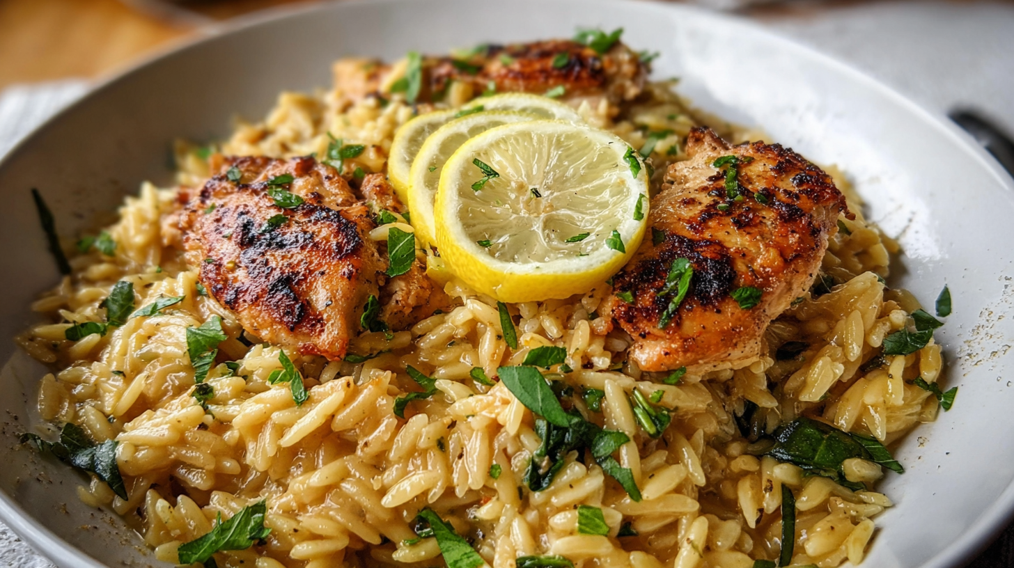 Home 2 Lemon Chicken Orzo: A One-Skillet Symphony of Flavor