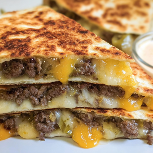 The Ultimate Cheeseburger Quesadilla Recipe: Easy & Delicious! 3 The Ultimate Cheeseburger Quesadilla Recipe: Easy & Delicious!