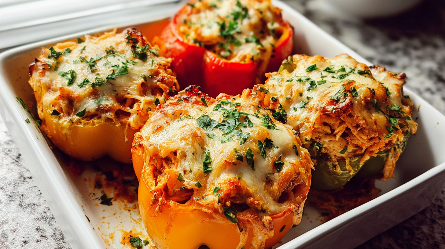 Spicy Buffalo Chicken Stuffed Peppers: An Easy Weeknight Wonder 2 image 1777113935817 Spicy Buffalo Chicken Stuffed Peppers: An Easy Weeknight Wonder