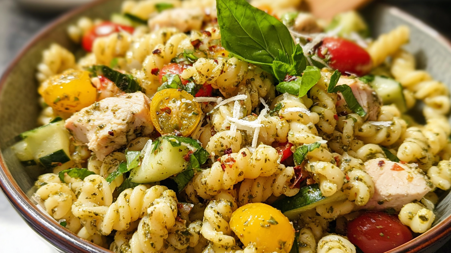 Easy Chicken Pesto Pasta Salad: Your New Go-To Recipe 2 image 1777200445049 Easy Chicken Pesto Pasta Salad: Your New Go-To Recipe