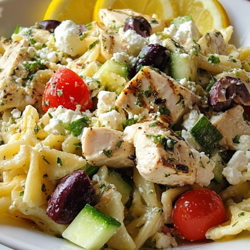 Amarinda's Delightful Greek Chicken Pasta Salad 3 Amarinda's Delightful Greek Chicken Pasta Salad