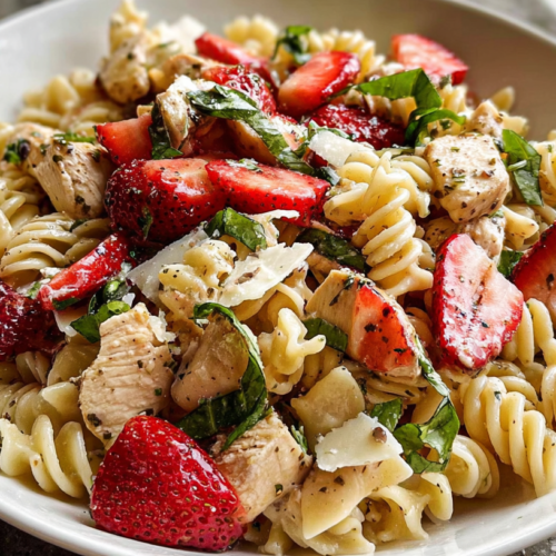 Strawberry Chicken Pasta Salad: A Vibrant & Easy Summer Favorite 3 Strawberry Chicken Pasta Salad: A Vibrant & Easy Summer Favorite