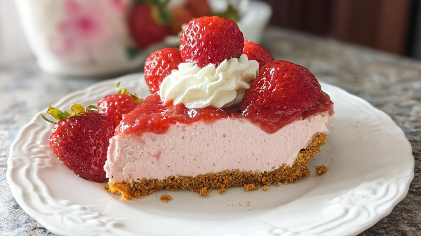 No Bake Strawberry Cheesecake: Your Easiest Elegant Dessert 2 image 1777320885213 No Bake Strawberry Cheesecake: Your Easiest Elegant Dessert