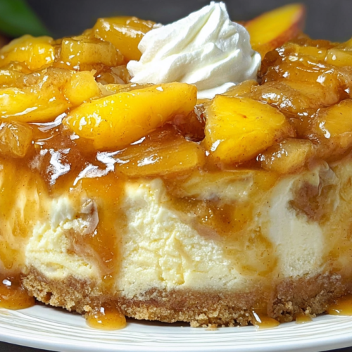 Decadent Peach Cobbler Cheesecake: A Spoonful of Sweetness 3 Decadent Peach Cobbler Cheesecake: A Spoonful of Sweetness
