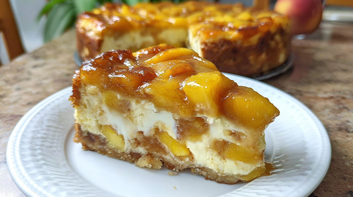Decadent Peach Cobbler Cheesecake: A Spoonful of Sweetness 2 image 1777545609635 Decadent Peach Cobbler Cheesecake: A Spoonful of Sweetness