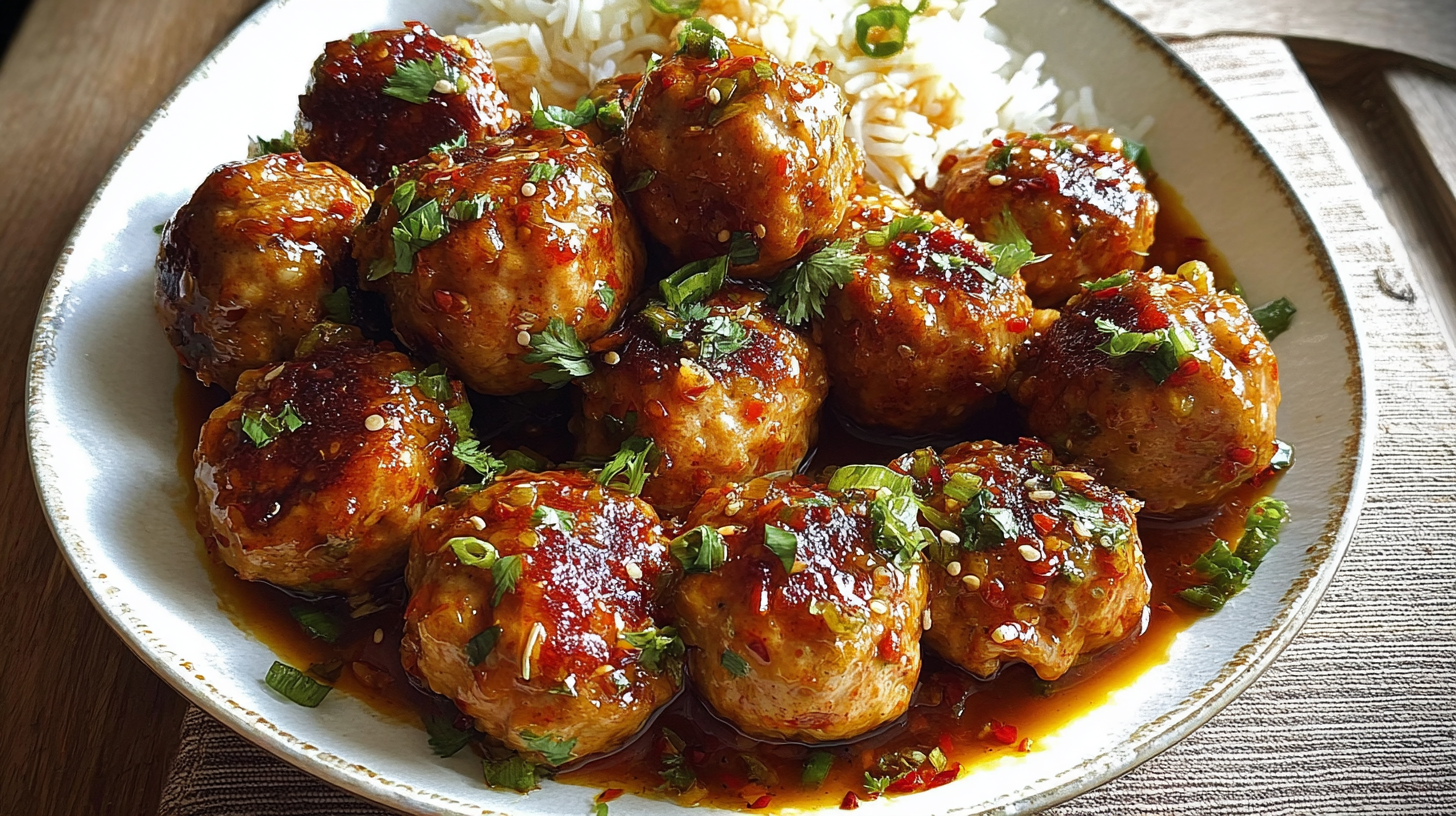 Firecracker Chicken Meatballs: Your New Go-To Weeknight Wonder 2 image 1777644132628 Firecracker Chicken Meatballs: Your New Go-To Weeknight Wonder