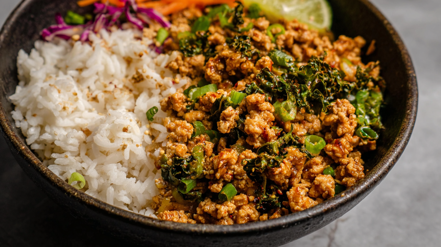 Firecracker Ground Chicken Bowls: Spicy, Savory Perfection 2 image 1777729485161 Firecracker Ground Chicken Bowls: Spicy, Savory Perfection