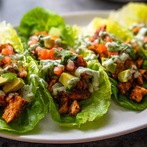 Chicken Taco Lettuce Wraps: A Fresh & Flavorful Weeknight Delight 3 Chicken Taco Lettuce Wraps: A Fresh & Flavorful Weeknight Delight