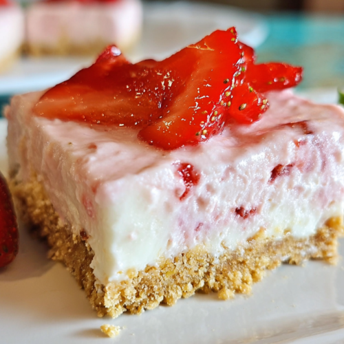 No-Bake Strawberry Cheesecake Bars: Easy & Irresistible! 3 No-Bake Strawberry Cheesecake Bars: Easy & Irresistible!