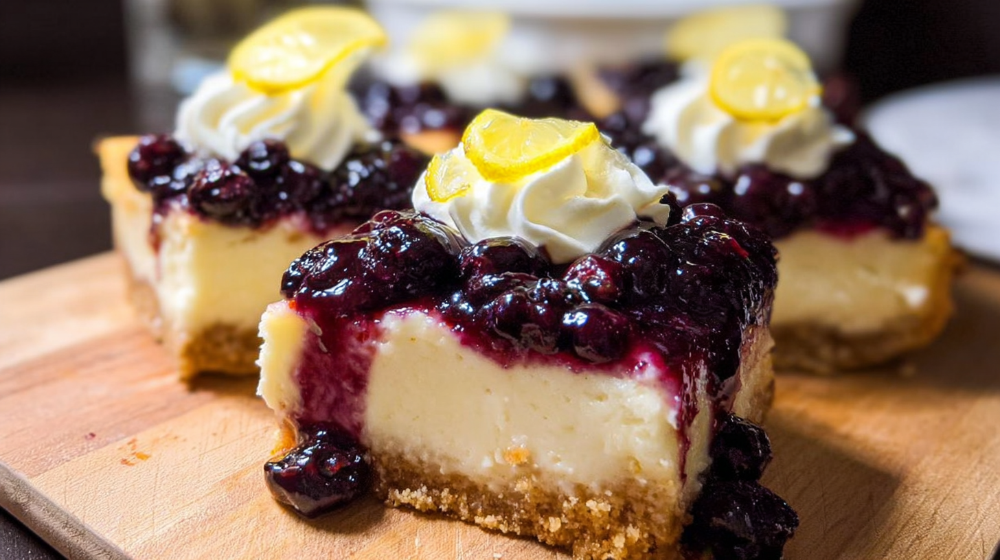 Blueberry Lemon Cheesecake Bars: A Burst of Sunshine 2 image 1777987486326 Blueberry Lemon Cheesecake Bars: A Burst of Sunshine