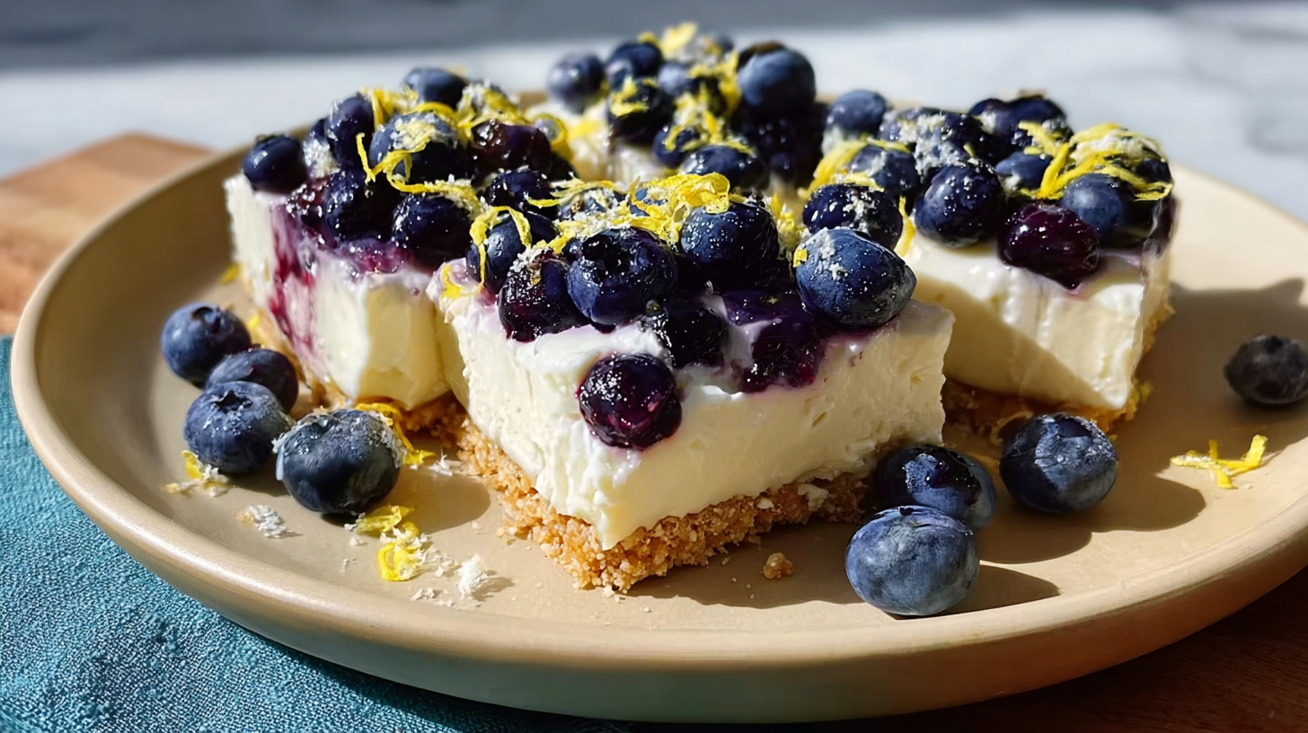 No-Bake Lemon Blueberry Cheesecake Bars: Easy Summer Bliss 2 image 1778077144128 No-Bake Lemon Blueberry Cheesecake Bars: Easy Summer Bliss