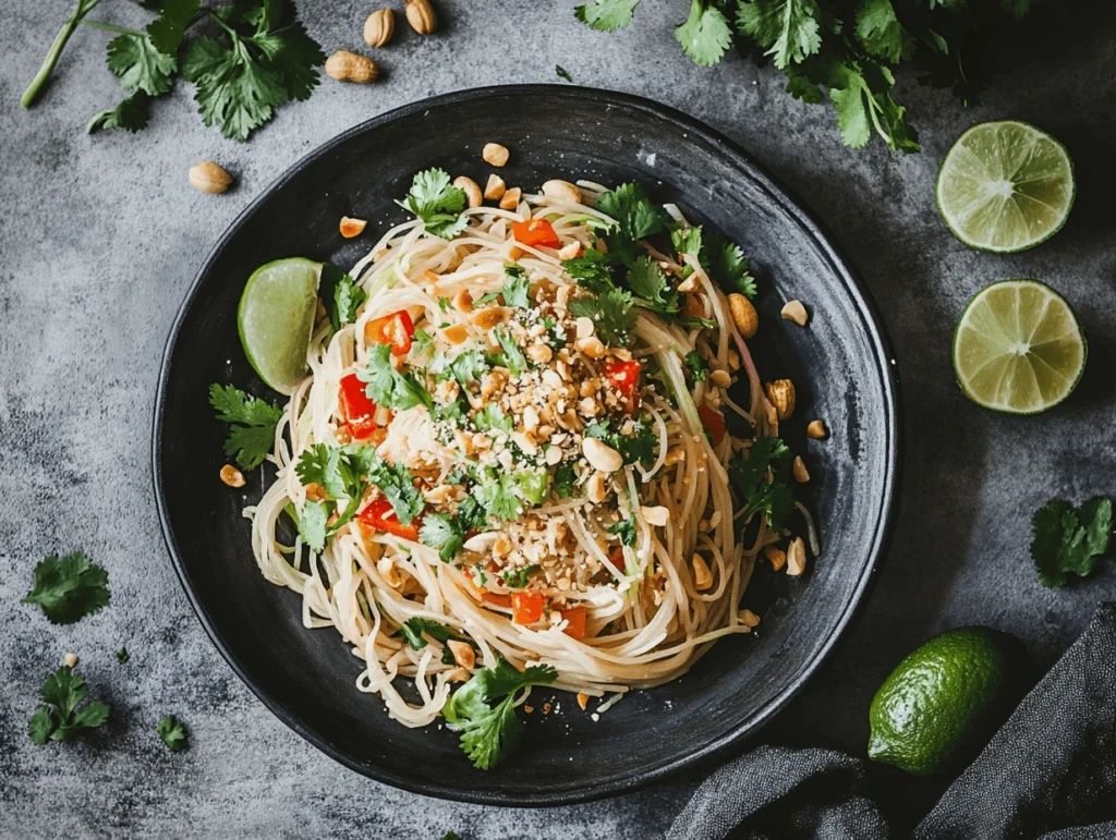 u6811683115 A beautifully plated green papaya salad Som Tam s 262f8931 7a23 4e54 971b 7be58292c033 1 1 Is Green Papaya Just Unripe Papaya? The Truth Revealed!
