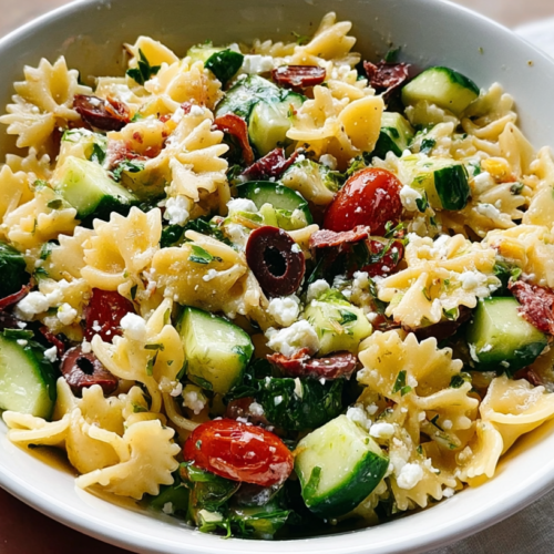 Vibrant Mediterranean Pasta Salad Recipe: A Fresh & Flavorful Meal