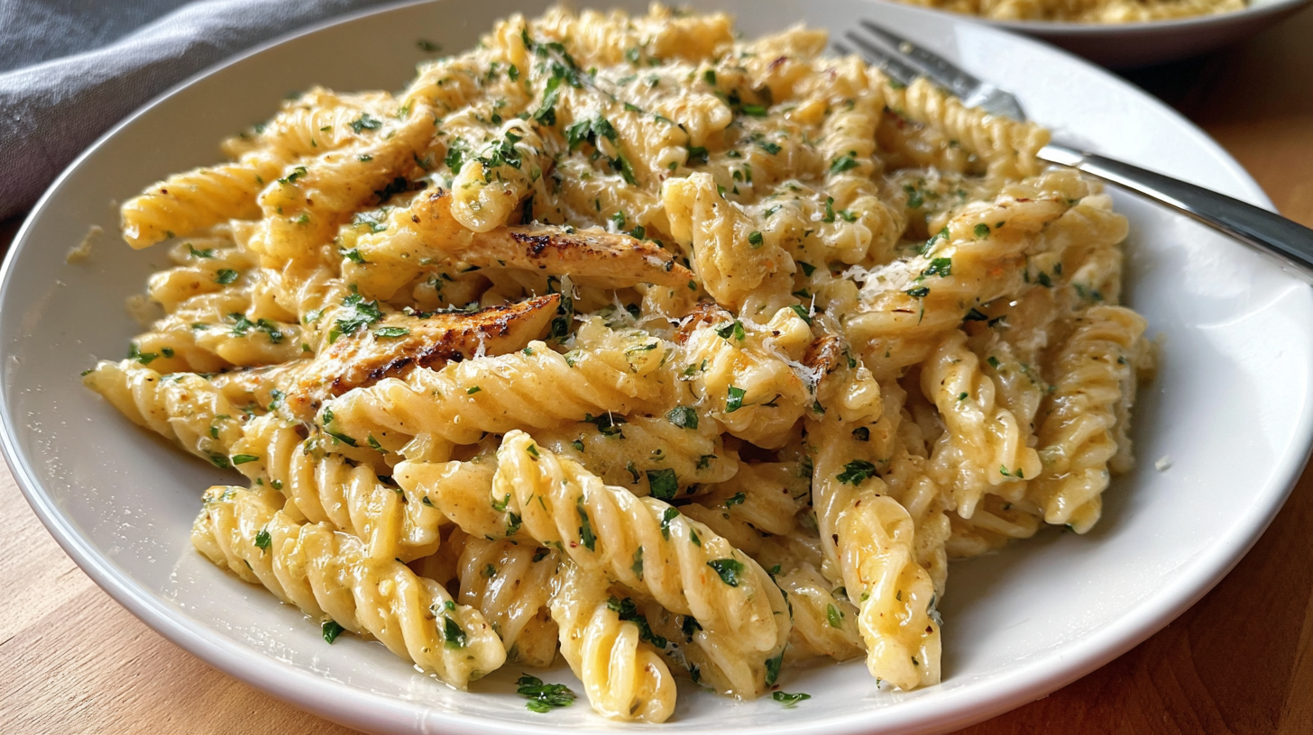 image 1776358603620 Easy Garlic Parmesan Pasta with Chicken: A Flavorful Weeknight Delight