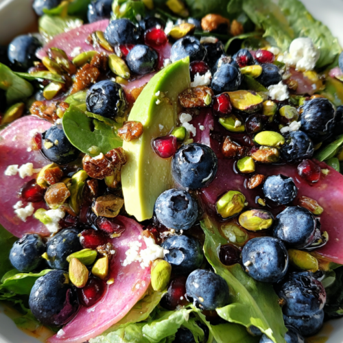 Vibrant Blueberry Pistachio Spring Salad