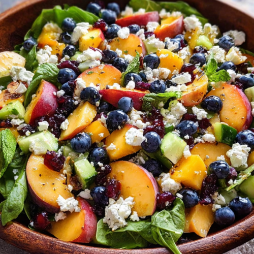 Blueberry Peach Feta Salad: Your New Summer Favorite