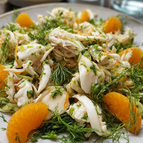 Bright & Bold Crab Salad with Citrus & Fennel